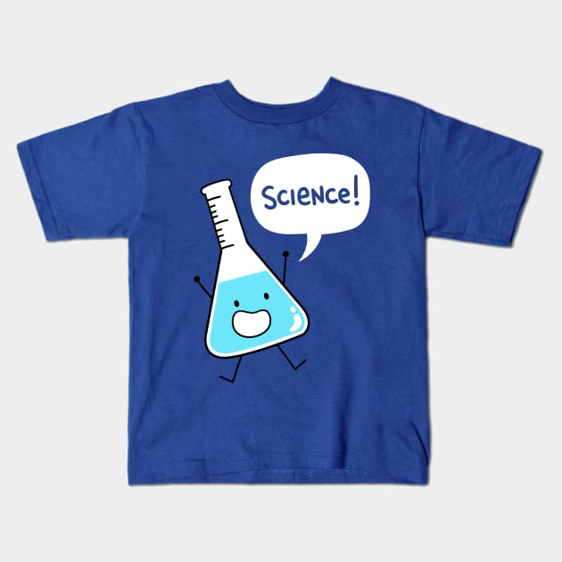 Science! Kids T-Shirt by kurisquare